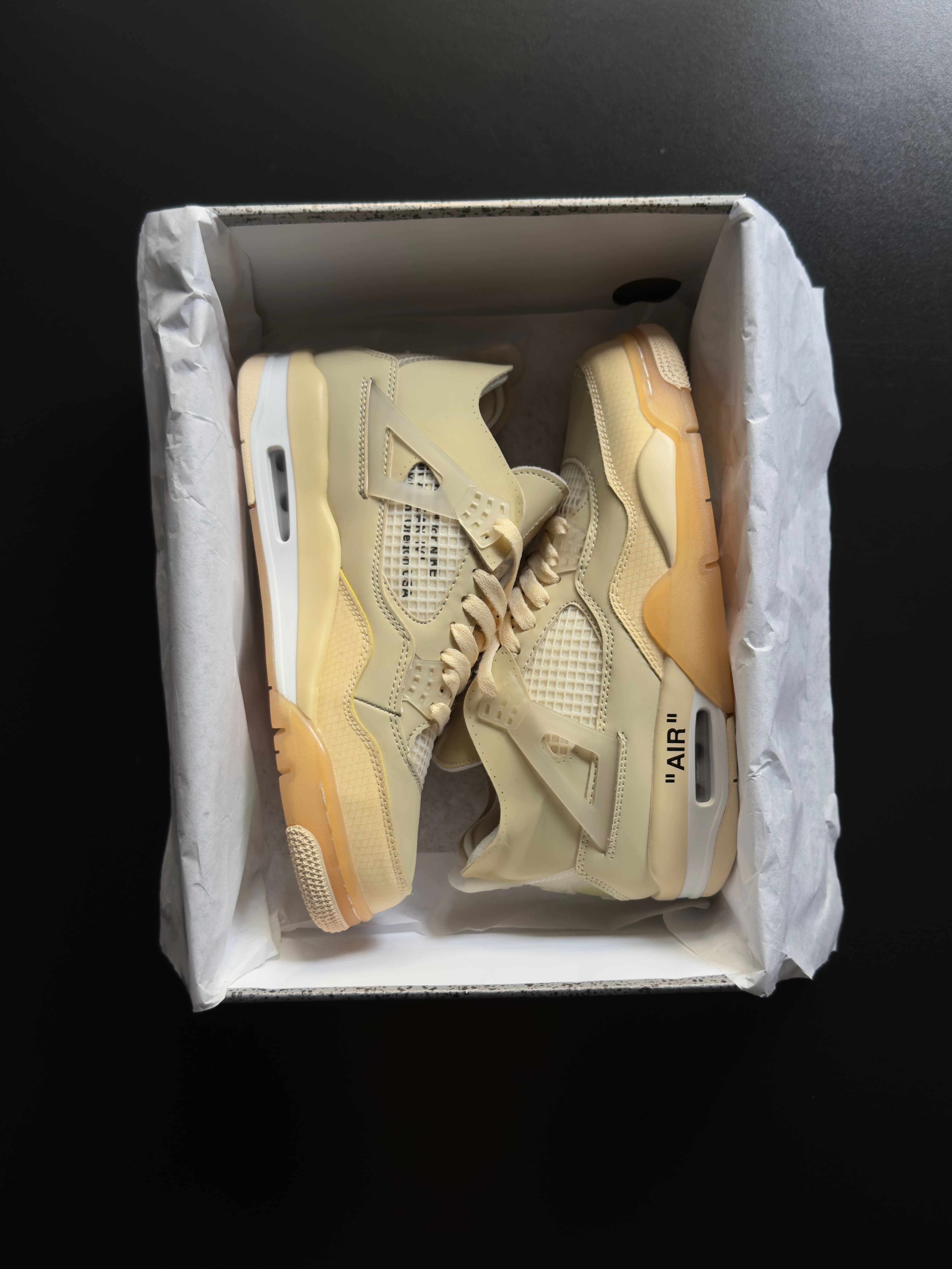 JORDAN 4 OFF WHITE SAIL